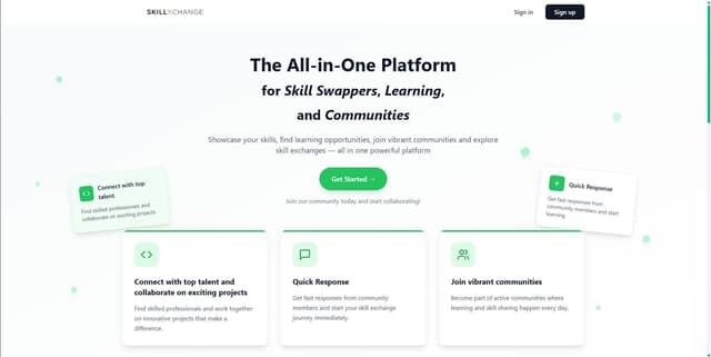 SkillXChange – A Skill-Swapping Platform