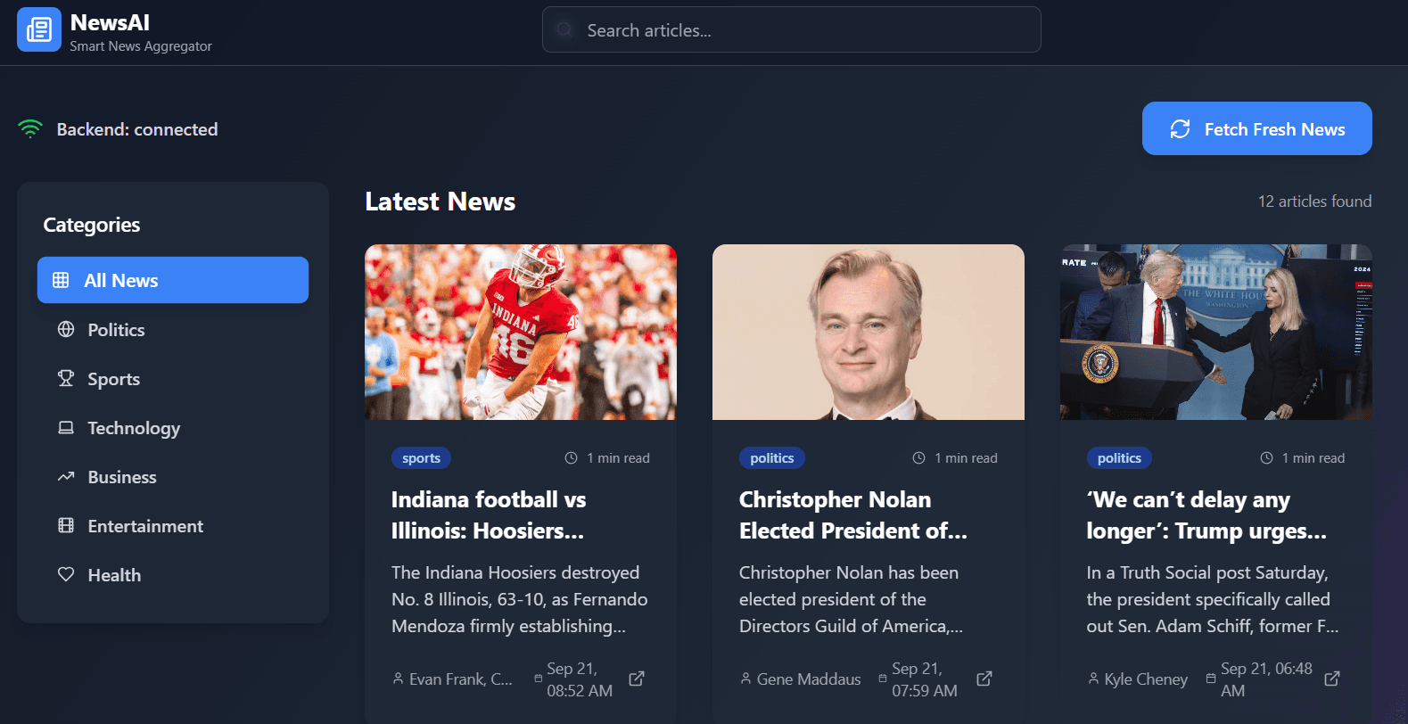 AI News AggregatorImg